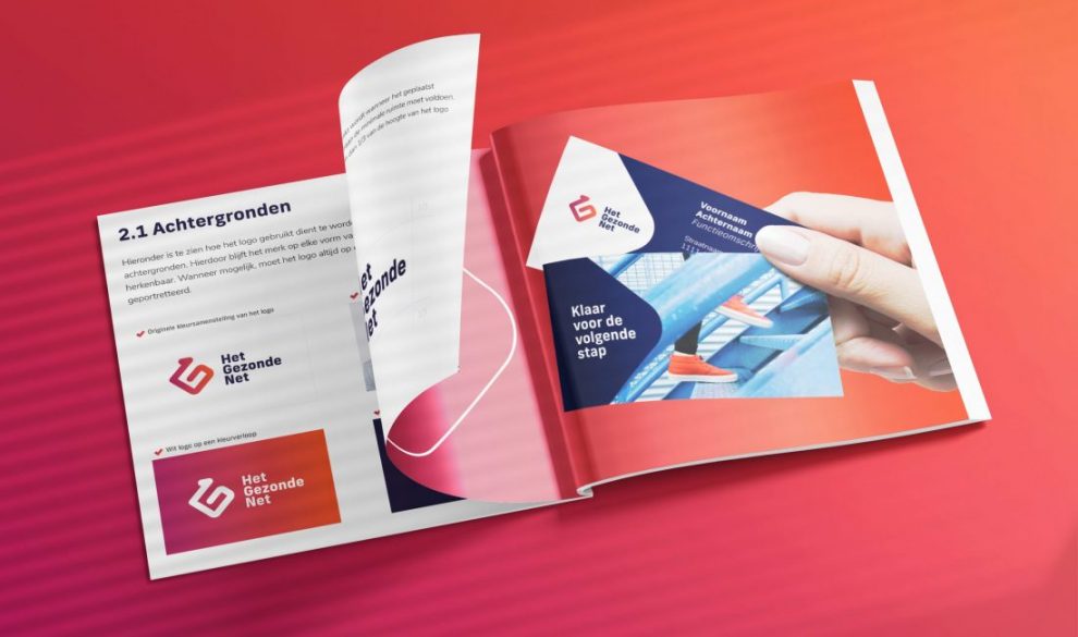 Brandbook Het Gezonde Net gemaakt door ZorgPromotor