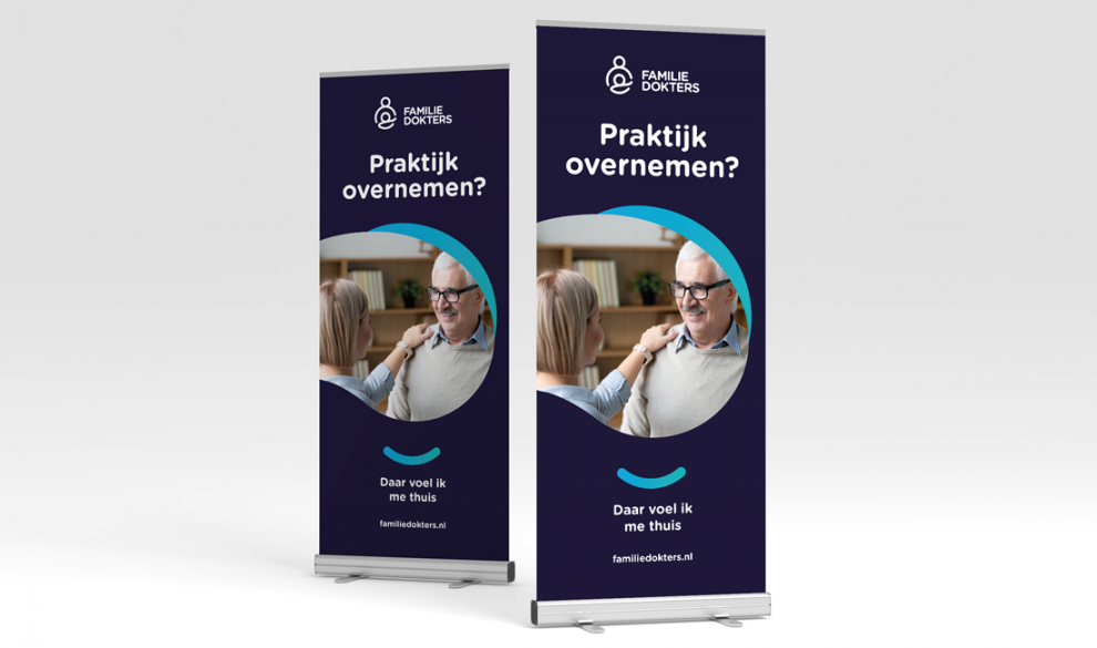 rollup banner familiedokters gemaakt door ZorgPromotor