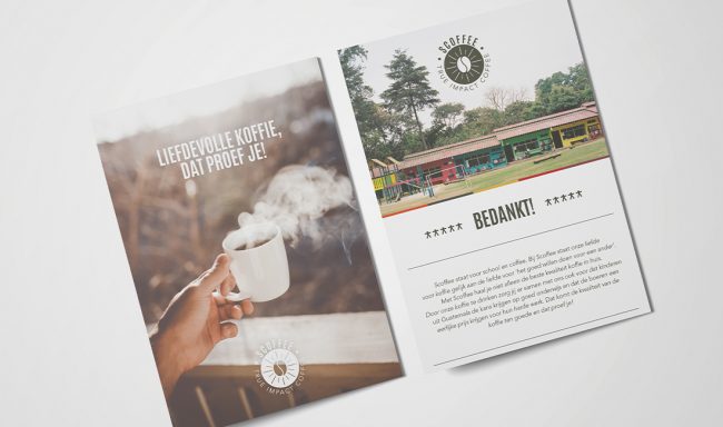 Scoffee bedankt kaartjes gemaakt door ZorgPromotor