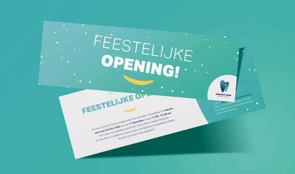 uitnodiging Tandarts Today gemaakt door ZorgPromotor