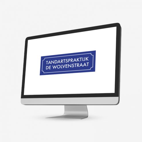 Wolvenstraat Logo tandartspraktijk de Wolvenstraat in Amsterdam centrum gemaakt door ZorgPromotor