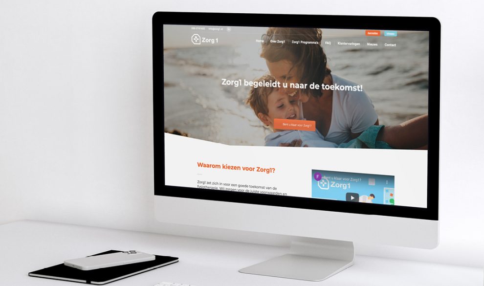 Zorg1 website gemaakt door ZorgPromotor
