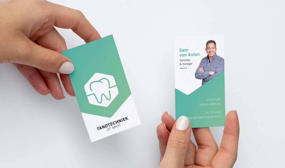 Visitekaartje Tandtechniek Op Maat